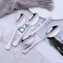 Dessert Spoon Salad Spoon 6.5-Inch Big Teaspoon BUY&USE 12 Pieces Stainless Steel Hammered Surface Silverware Set for Home Hotel Restaurant...