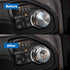 Dial Shifter Metal Trim Plate Decorative Knob Sticker,Gear Shift Switch Knob Cover Compatible for RAM 1500/Rebel 2500,Chrysler 200/300/Pacifica&Vo...
