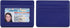 womens Credit Holder Genuine Leather Slim Minimalist Card Case Wallet, Blue With Id Window, Classic US...
