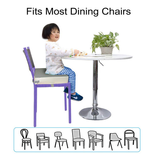 Dining Chair Heightening Cushion Portable Dismountable Adjustable Highchair Booster for Baby Toddler Kids Infant Washable Thick Chair Seat Pad Mat...