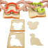 Sandwich Cutter Set Fruit Cutters Bread Cutout Shapes for Kids Lunch Butterfly Dinosaur Unicorn Mousehead Food Shaped Cookie Cutters 13 Pack for B...