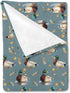 Vintage Duck Hunting Baby Blanket for Boy Girl Mallard Ducks Feathers Soft Swaddle Blanket Wild Bird Animal Flannel Receiving Blanket Newborn Todd...