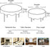 Tie Dye Round Tablecloth Stain Resistant Table Cloth Polyester Table Cover for Kitchen Dining Party Home Decor 60 Inch...