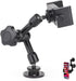 Drill Base Truck Phone Stand for 3.5~7.5 inches iPhone/HTC/LG/Nexus/Huawei/Smart Phones, Fit for Truck, Car,Van, Vehicles, 360°Adjustable Aluminum...