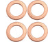X AUTOHAUX 2 Set Banjo Bolt Brake Fitting Adapter Kit M10x1.25 Brake Line Thread Banjo Bolt with 10mm Washers...