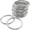 Ewparts Metal Rings 2 inch Macrame Metal Rings for Crafts for Macrame Plant Hangers Dog Collars 10 Pack 5mm Thick Welded Heavy Duty O Ring 2 in Bu...