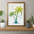 Palm Trees Stencils Template Reusable Beach Stencils for Painting on Wood Craft Canvas Walls Decorations DIY Projects Nature Summer Theme Stencils...