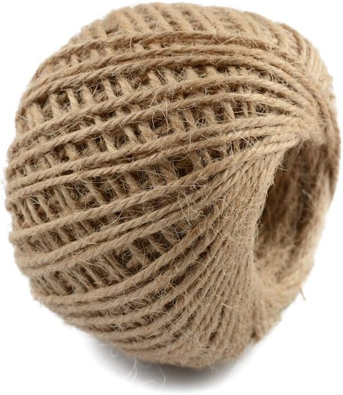 328 Feet Natural Jute Twine 3 Ply Gift Wrapping String DIY Rope Garden Twine Cord for Arts Crafts and Gardening Applications......