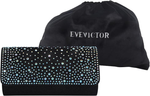 Rhinestone Clutch Purse for Women Sparkling Party Evening Bag Formal Wedding Cocktail Handbag Prom Money Purse...