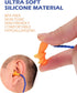 10 Pairs Corded Silicone Ear Plugs - with Plastic Carry Cases - Reusable Noise Cancelling Earplugs for Hearing Protection - Shooting Range Noise R...