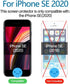3-Pack Privacy Screen Protector for iPhone SE 2020, Anti Spy Tempered Glass Film, Touch Sensitive, Bubble-Free, Case Friendly [with Easy-Installat...