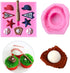 2Pcs/Set Baseball Fondant Mold for Cake Cupcake Decorating, Baseball Softball Glove Silicone Chocolate Candy Sugar Paste Mold, Sport Themed Party ...