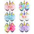 Girls Unicorn Hair Bows with Alligator Hair Clips Cheer Bows Hair Accessories for Kids Toddlers 6 Packs...