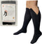 Closed Toe 15-20 mmHg Zipper Moderate Compression Leg Circulation Socks (Black, 3XL)...