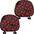Women Red Kiss Lips Auto Seat Headrest Covers,Car Truck SUV Van Head Rest Covers Universal Fit- Set of 2 Driver & Passanger,Washable...
