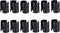 24 Pack Pairs Wire Shelving Shelf Lock Clips for 1 Inch Post - Shelving Sleeves Replacements for Wire Shelving System (24 Pcs 1 Inch Dia)...