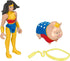 Fisher-Price DC League of Super-Pets Preschool Toys Wonder Woman & PB Poseable Figure & Accessory Set for Kids Ages 3+ Years...
