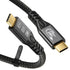 CABLEDECONN USB C 3.2 Gen-2 240W Straight Extension Cable 2m 6.6ft Data Transfer 20Gbps 48V/5A Charging Cable Type-C 4K Video Output Compatible wi...