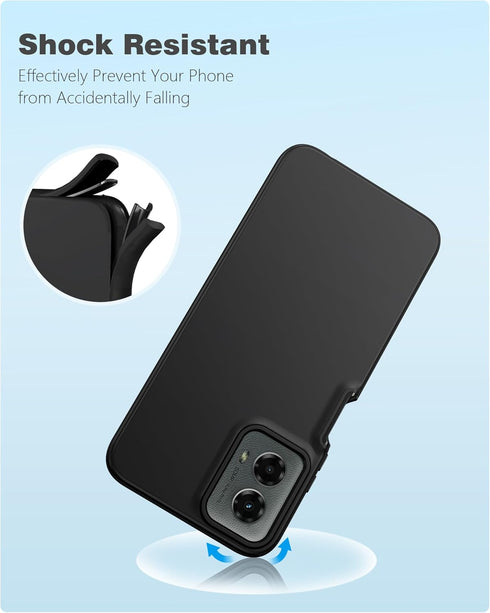 FNTCASE for Motorola Moto G-5G-2024 Case: Phone Case with Built-in Screen Protector Protective Silicone Cell Phone Cover Rugged Shockproof Full Bo...