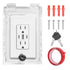Smart Home Switch Cover,Baby Proof Light Outlet Covers,Child Safety Switch Plate Guard,Wall Plug Box,Kids Electrical Protector Box Fits All Outlet...
