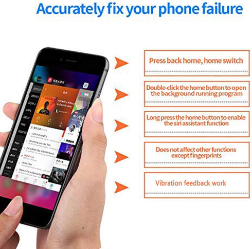 Latest Home Button Replacement for iPhone 7 7Plus 8 8Plus, Home Button Main Key Flex Cable Assembly Replacement with Repair Tools for iPhone 7 7P ...