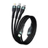 USB C to Lightning Cable, Premium 3-in-1 Multi Charging Cable, 5A Fast Charge & Data Transfer, 1.5m Nylon Braided USB-C, Lightning, Micro-USB, Uni...