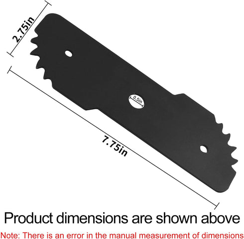 7-1/2-inch Edger Hog Heavy-Duty Edger Replacement Blade EB-007 for Black & Decker Landscape Trencher/Trimmer, Fits Model LE750, LE710, LE760, LE50...