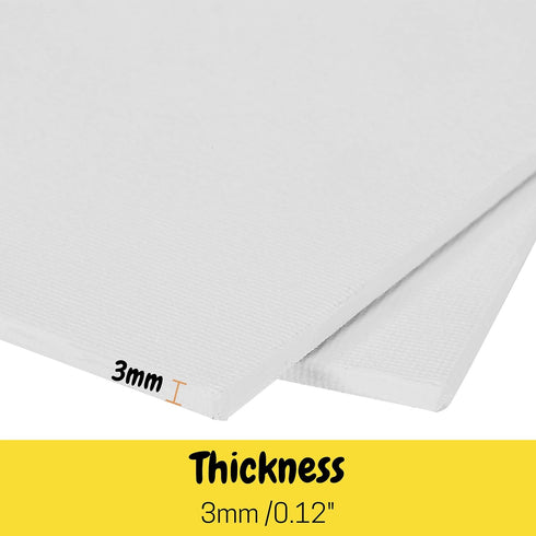 Mr. Pen- Canvas Panels, 2 Pack, 8x10 Inch, Triple Primed for Oil & Acrylic Paints, Canvas Boards for Painting, Painting, Drawing & Art Supplies, B...
