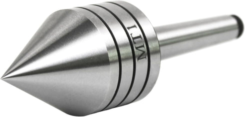 HFS(R) Heavy Duty Live Tailstock Center with 60 Degree Tip Wood Lathe Tool for Woodworking Projects (#1 Morse Taper)...
