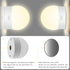 KMU Rechargeable Battery Operated Light Bulb 2 Pack E26 Battery Powered Light Bulb with 2 Remote Control, WRGB 15 Colors LED Light Bulb for Non Ha...