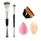 Makeup Brush Set Make up Brushes and Sponges Set Professional Blending Brush Foundation Brush Set Dual Ended Makeup Brush Kabuki Foundation Brush,...
