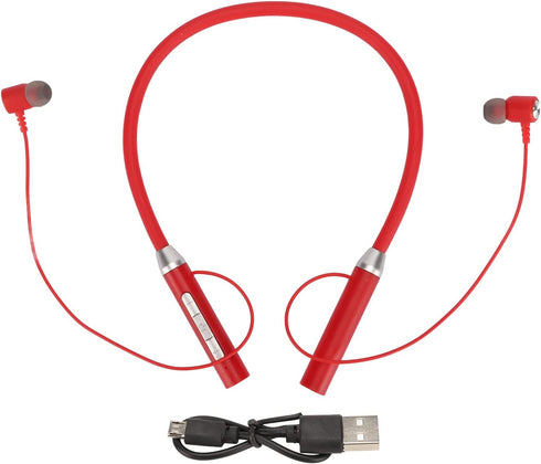 BT 5.2 Neckband Earbuds, Wireless Magnetic Headphones, IPX5 Waterproof Stereo Ergonomic Enhanced Bass Sports Earphone with Multi Functional Button...