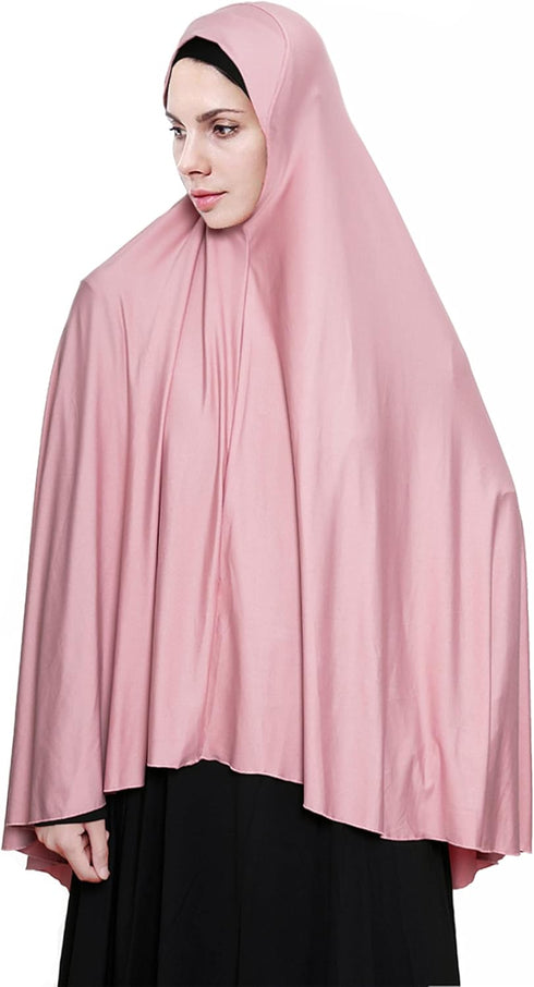 XINFU Women's High Stretch Hijab Muslim Arabian Long Milk Silk Purity Color Chiffon Hijab...