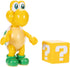 Super Mario Nintendo 4-Inch Green Koopa Troopa Poseable Figure with Question Block Accessory. Ages 3+ (Officially licensed)...