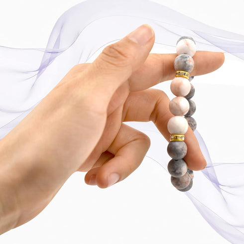 Healing Bracelet For Women Anxiety Crystal Bracelet Chakra Beaded Bracelets Rose Quartz Crystals And Healing Stones Yoga Bead Bracelet Calming Str...