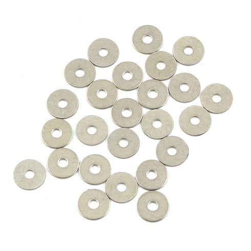 40pcs M3 304 Stainless Steel Flat Washer Adjustment Hardware Fitting Accessories Metal Gasket for Bolts & Screws...