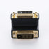 DVI-I Female to DVI-D Male Right Angle Adapter...
