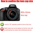 EW-60F Lens Hood & 55mm Lens Cap Compatible with Canon M50II M50 M100 Camera kit EF-M 18-150mm F3.5-6.3 Lens (1+1 Pack)......