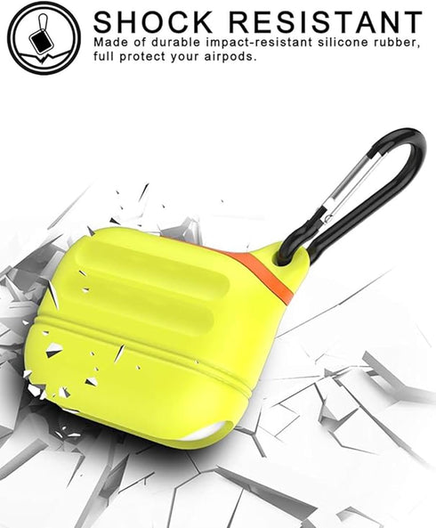 HALLEAST for AirPods 3 Case Waterproof, Front LED Visible & Support Wireless Charging, Protective Silicone Case Cover Compatible with for Apple Ai...