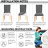 HZDHCLH Chair Covers for Dining Room Set of 4,Stretch Spandex Parsons Chair Slipcovers,Washable Anti-dust Chair Seat Covers for Kitchen,Wedding,Pa...
