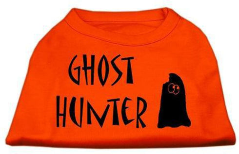 Halloween Pet Dog & Cat Shirt Screen Printed, Ghost Hunter Red 2XL (20-25 lbs.)...