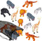ArtCreativity Safari Figures Assortment in Mesh Bag, Set of 12 Mini Animal Figurines in Assorted Designs, Fun Bath Water Playset for Kids, Party F...