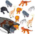 ArtCreativity Safari Figures Assortment in Mesh Bag, Set of 12 Mini Animal Figurines in Assorted Designs, Fun Bath Water Playset for Kids, Party F...