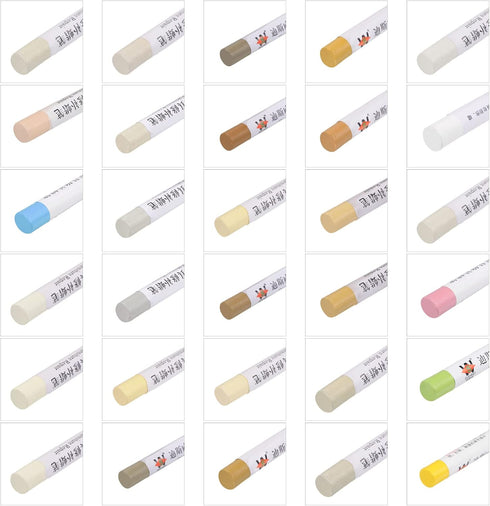 HARFINGTON Wax Filler Stick, 3pcs Wooden Repair Wood Wax Fill Sticks with Spatula Crayon Markers Furniture Touch Up Kit for Remover Scratches Scuf...