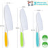 MGS Kids Knife Set of 3 for Cooking and Cutting Cakes, Fruits and Veggies Perfectly Safe for Kids Toddler Knife Set for Real Cooking...