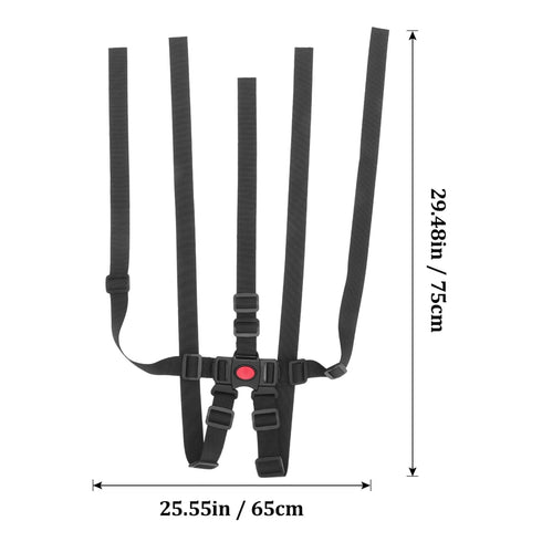 BESPORTBLE Universal Stroller 3 pcs Shoulder Ster Belts Holder Kid Straps Baby Point High Strap Belt Safety Chair Children Adjustable Pram Univers...