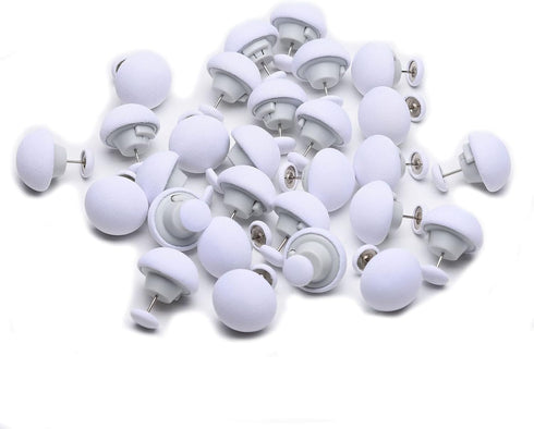 30 Pcs Duvet Pins Comforter Pins Curtain Pins Duvet Clips Affordable Sets,Use as Duvet Donuts,Curtain or Drape Pins,or to Secure Upholstery (White...