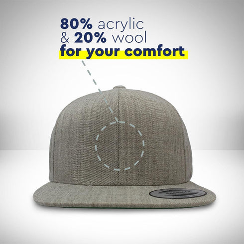 Custom Snapback Hat for Men Flat Brim Hats Silver Alien Face Embroidery Embroidered Flat Bill Hat Acrylic...