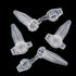 500PCS 0.5ML Clear Plastic Graduated microcentrifuge Test Tubes with Attached Lid,Micro Centrifuge Small Sample Bottle Vials Container with Cap fo...
