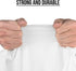 Commander 13 Gallon 0.7 MIL Tall Kitchen White Drawstring Trash Bags - 24" x 25" - Pack of 25 - For Home, Kitchen, Office, Bathroom...